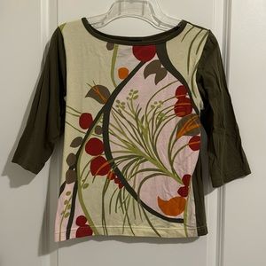 Ladies Columbia top, 3/4 length sleeves